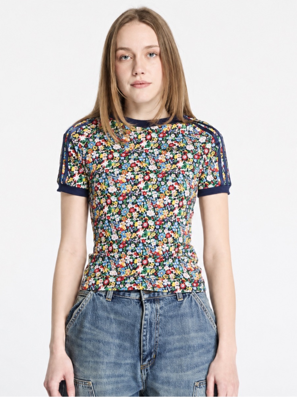 Adidas Originals x Liberty London Floral Cali Tee Women’s M Good Condition